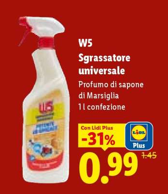 W5 Sgrassatore universale