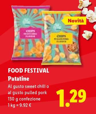 FOOD FESTIVAL Patatine