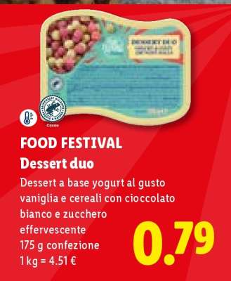 FOOD FESTIVAL Dessert duo