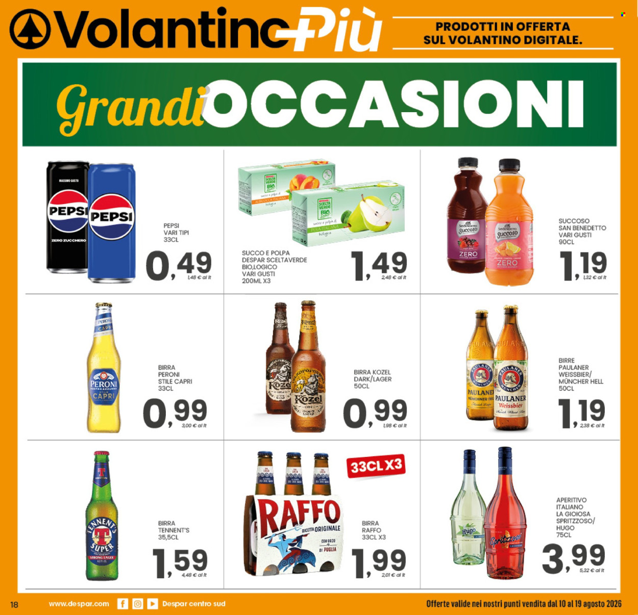 Volantino Despar - 10/8/2026 - 19/8/2026. Pagina 17