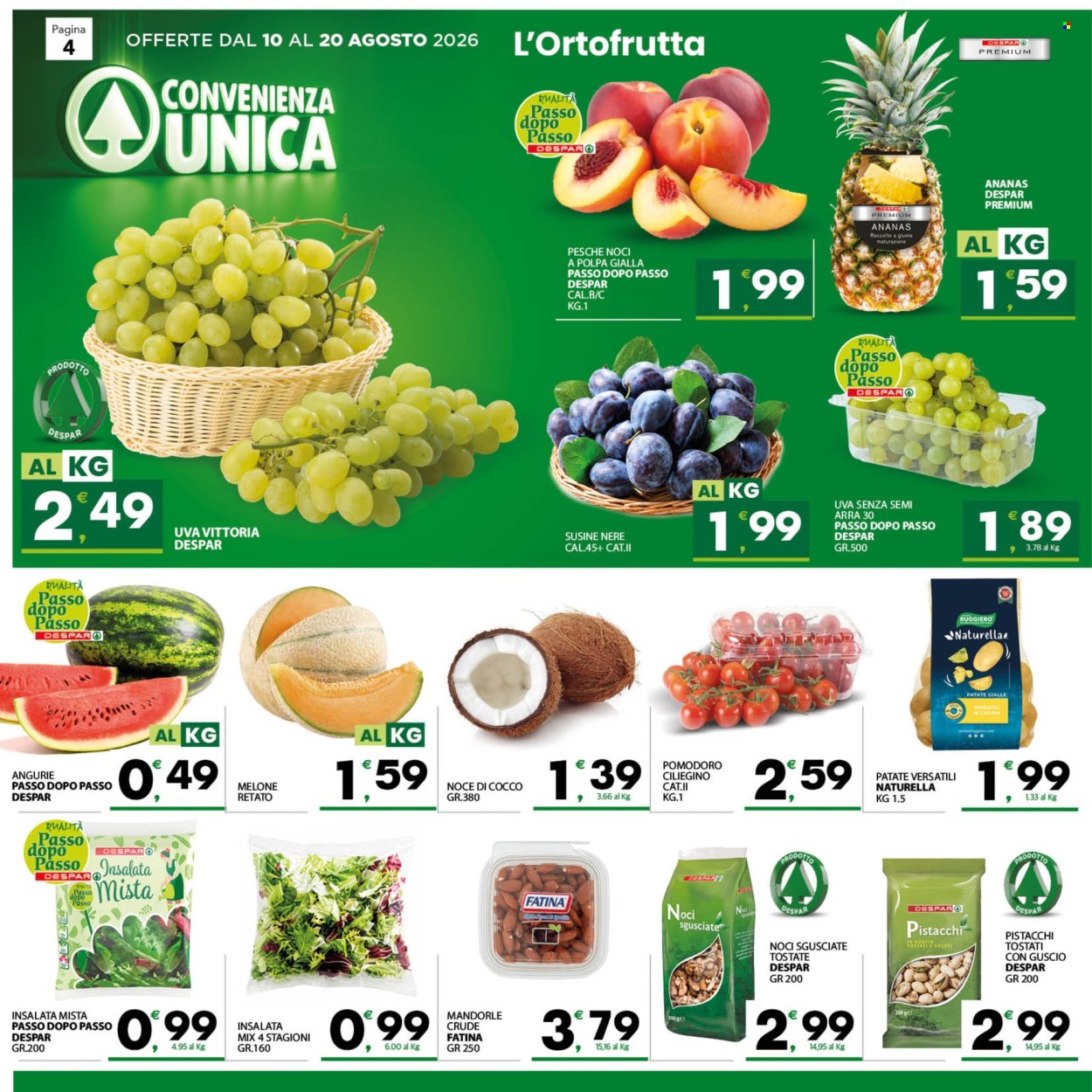 Volantino Despar - 10/8/2026 - 20/8/2026. Pagina 4