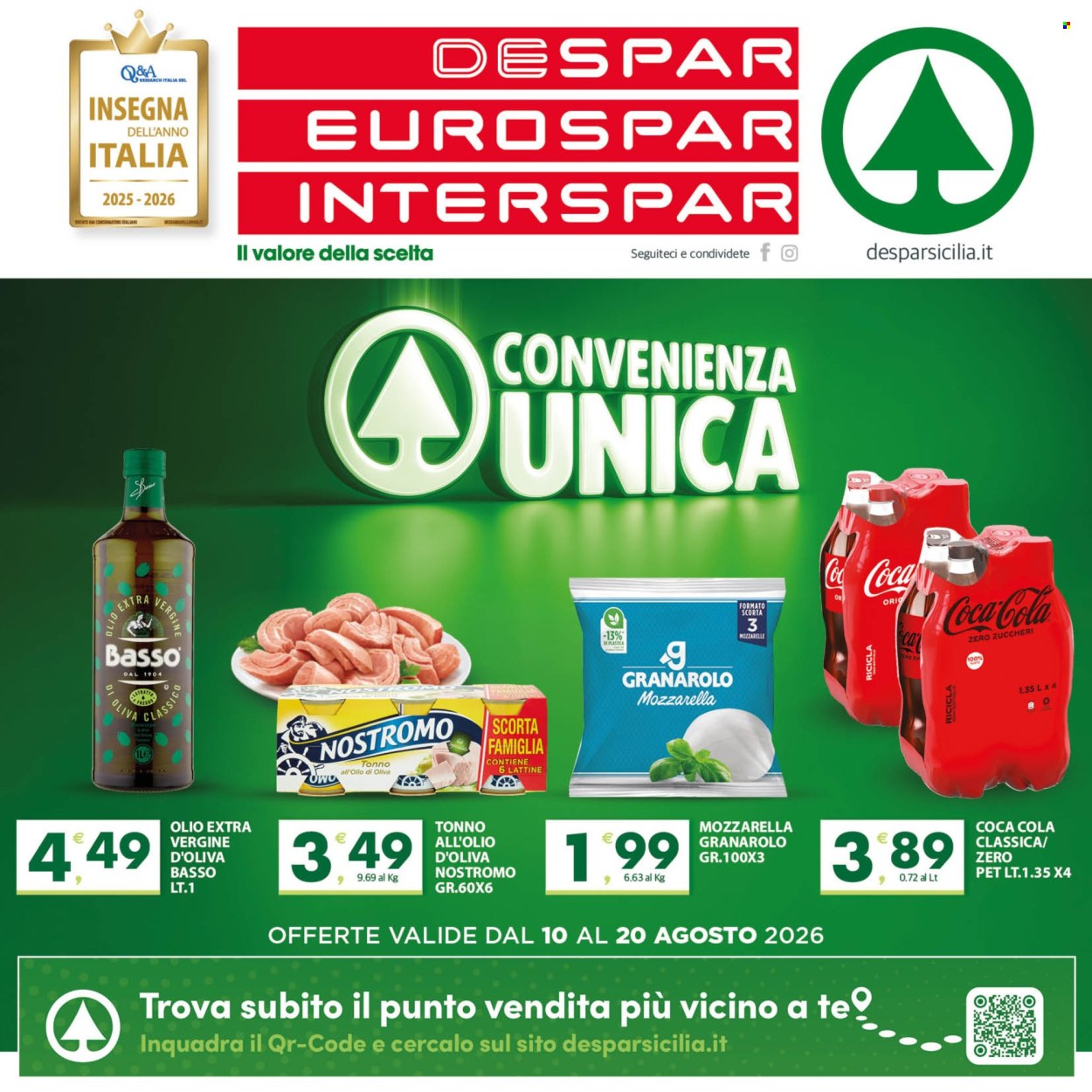 Volantino Eurospar - 10/8/2026 - 20/8/2026. Pagina 26