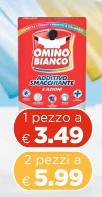 Omino Bianco Additivo Smacchiante