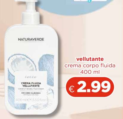 NATURAVERDE Crema Fluida Vellutante