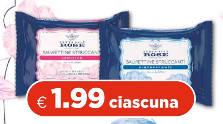 Acqua alle Rose Salviettine Struccanti