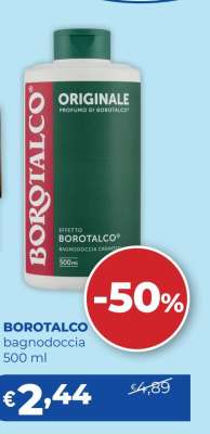 BOROTALCO bagnodoccia 500 ml