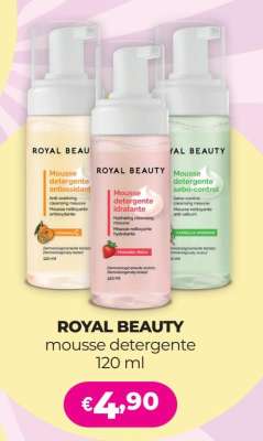 ROYAL BEAUTY mousse detergente