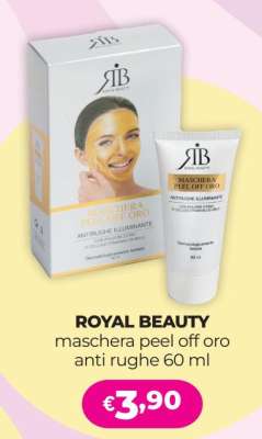 ROYAL BEAUTY maschera peel off oro anti rughe 60 ml