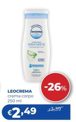 LEOCREMA crema corpo 250 ml