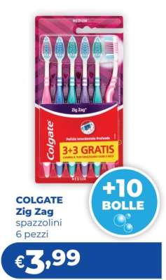COLGATE Zig Zag spazzolini 6 pezzi