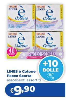 LINES è Cotone Pacco Scorta
