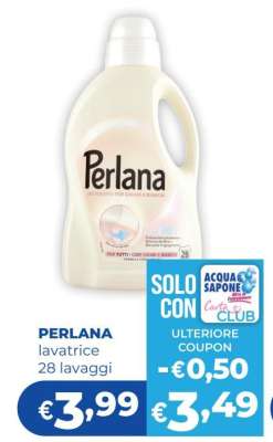 PERLANA lavatrice 28 lavaggi