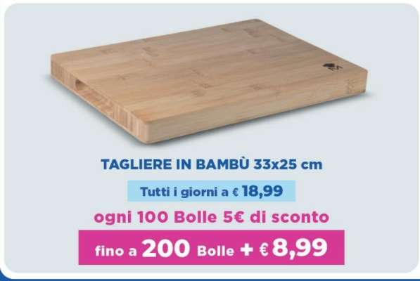 TAGLIERE IN BAMBÙ 33x25 cm