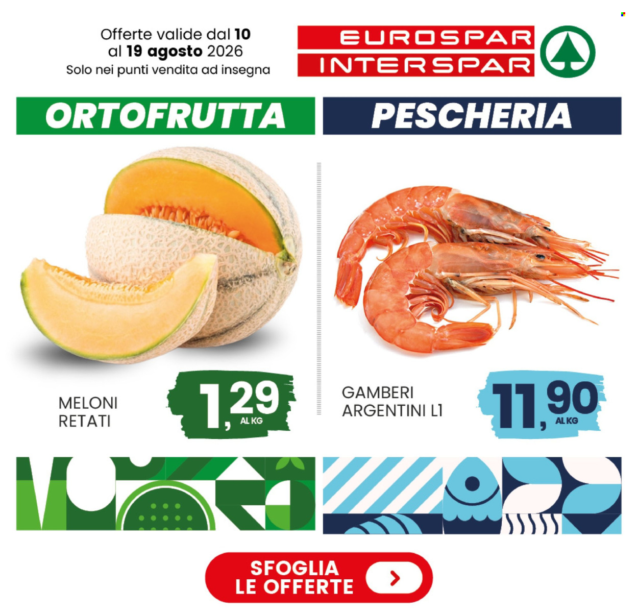 Volantino Eurospar - 10/8/2026 - 19/8/2026. Pagina 1