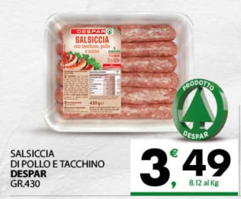 Salsiccia di Pollo e Tacchino