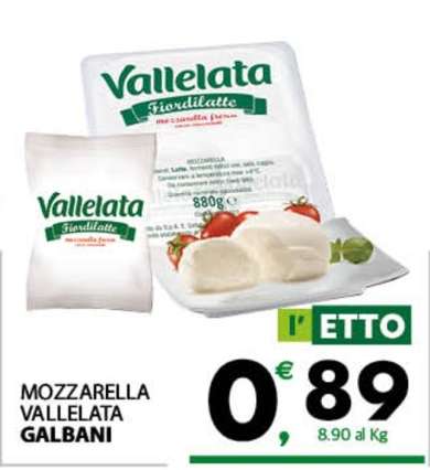 MOZZARELLA VALLELATA GALBANI