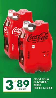 Coca Cola classica, zero