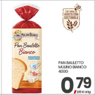 PAN BAULETTO MULINO BIANCO 400G