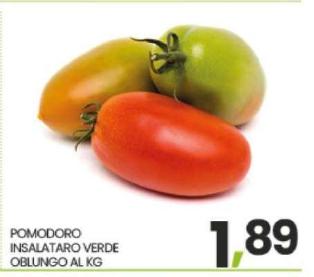 POMODORO INSALATARO VERDE OBLUNGO AL KG