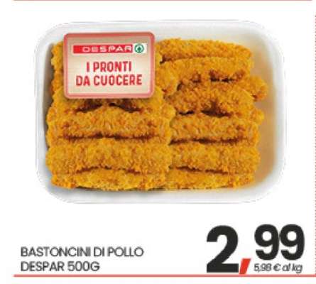 BASTONCINI DI POLLO DESPAR 500G