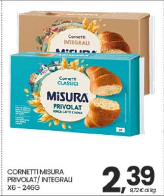 CORNETTI MISURA PRIVOLAT/ INTEGRALI