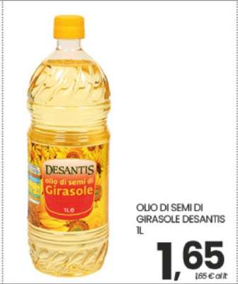 OLIO DI SEMI DI GIRASOLE DESANTIS 1L