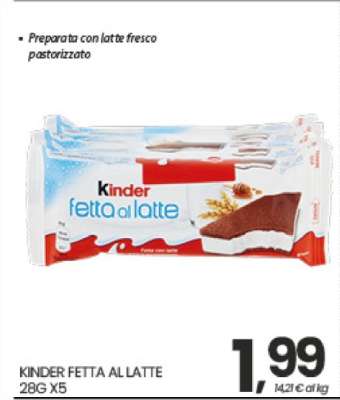 Kinder Fetta al Latte