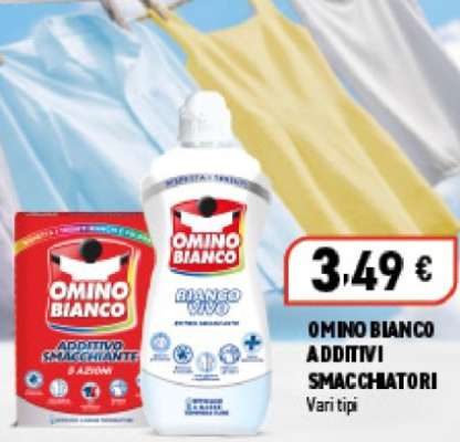 OMINO BIANCO ADDITIVI SMACCHIATORI
