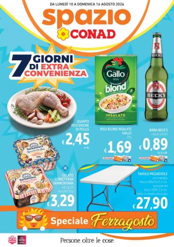 Volantino Spazio Conad - 10/8/2026 - 16/8/2026.