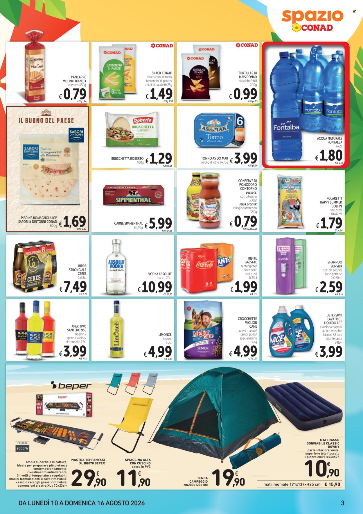 Volantino Spazio Conad - 10/8/2026 - 16/8/2026. Pagina 3