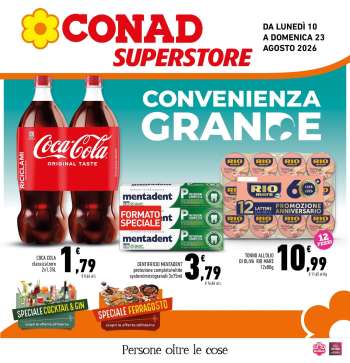 Volantino Conad Superstore - 10/8/2026 - 23/8/2026.