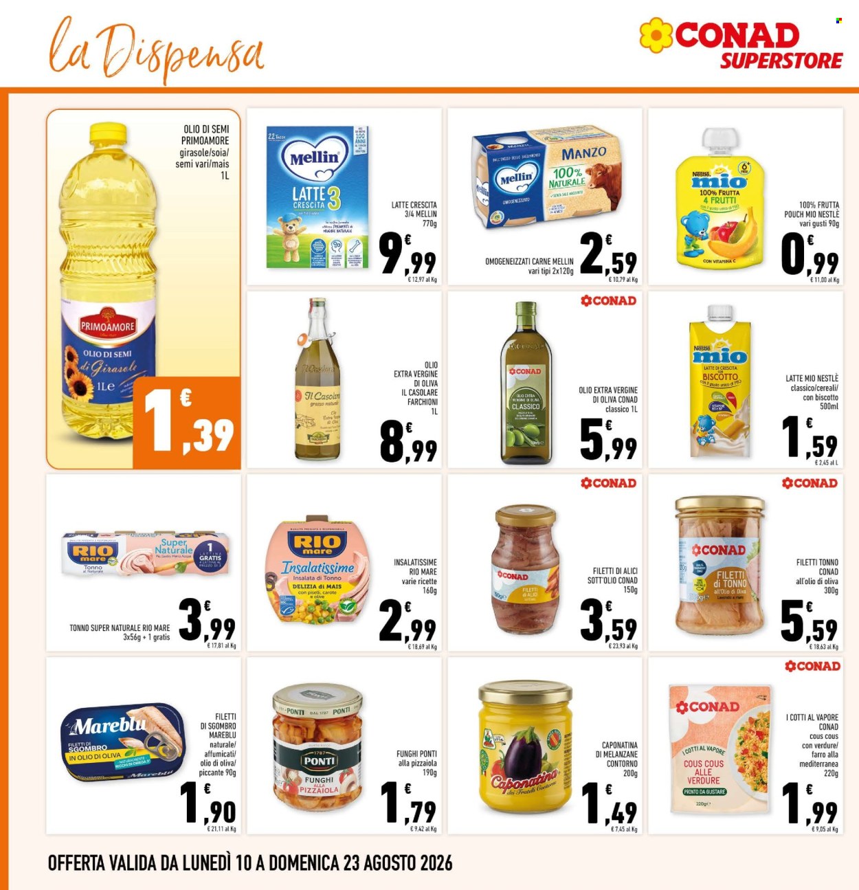 Volantino Conad Superstore - 10/8/2026 - 23/8/2026. Pagina 20