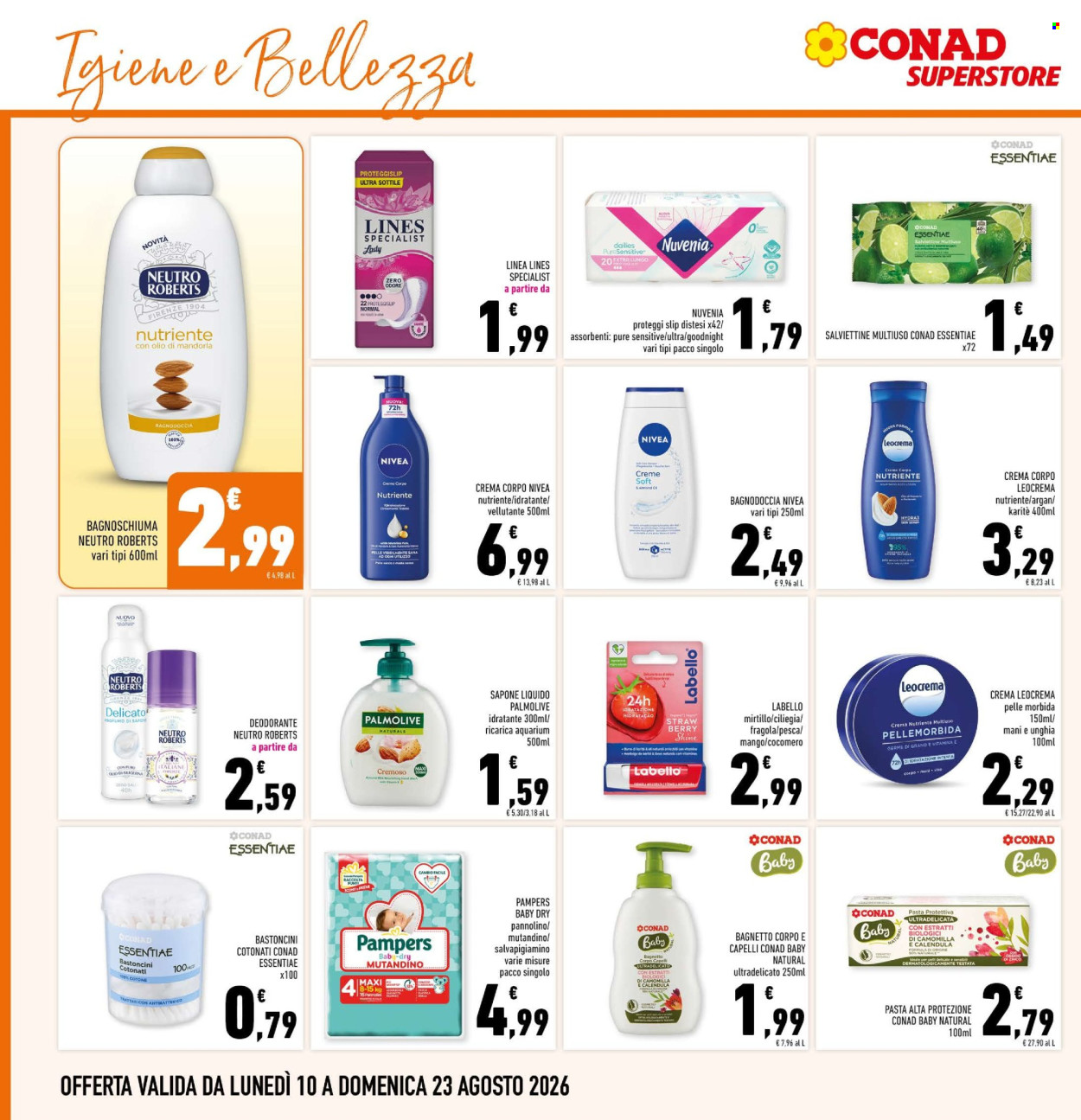 Volantino Conad Superstore - 10/8/2026 - 23/8/2026. Pagina 22