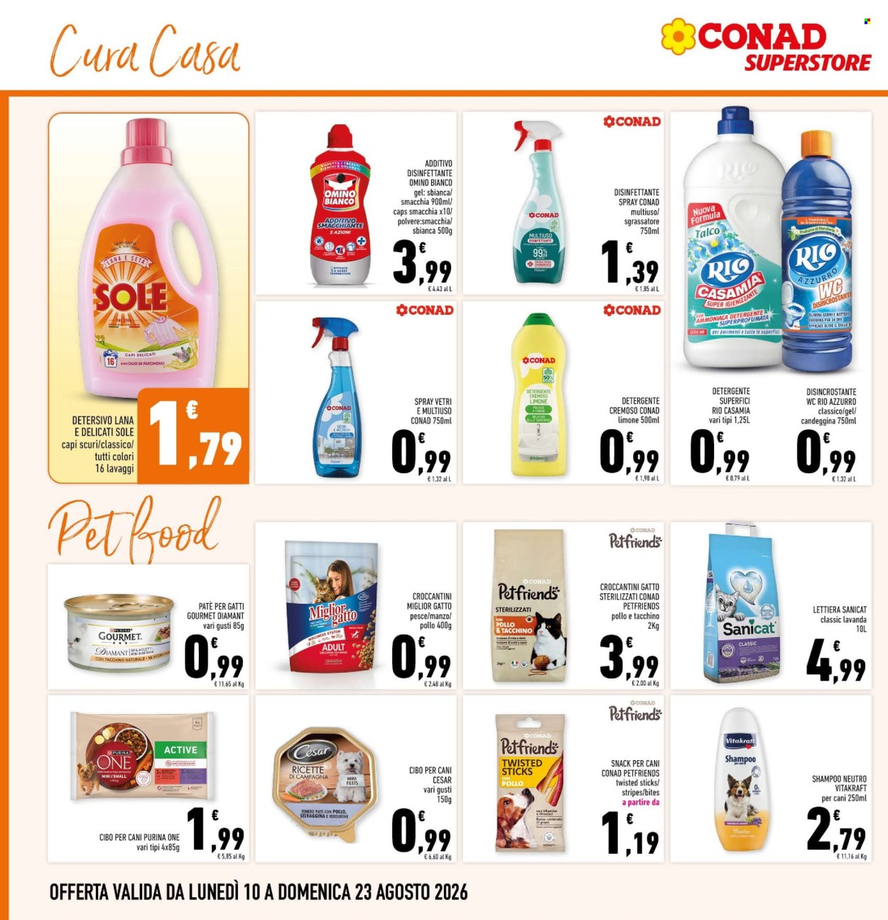 Volantino Conad Superstore - 10/8/2026 - 23/8/2026. Pagina 30