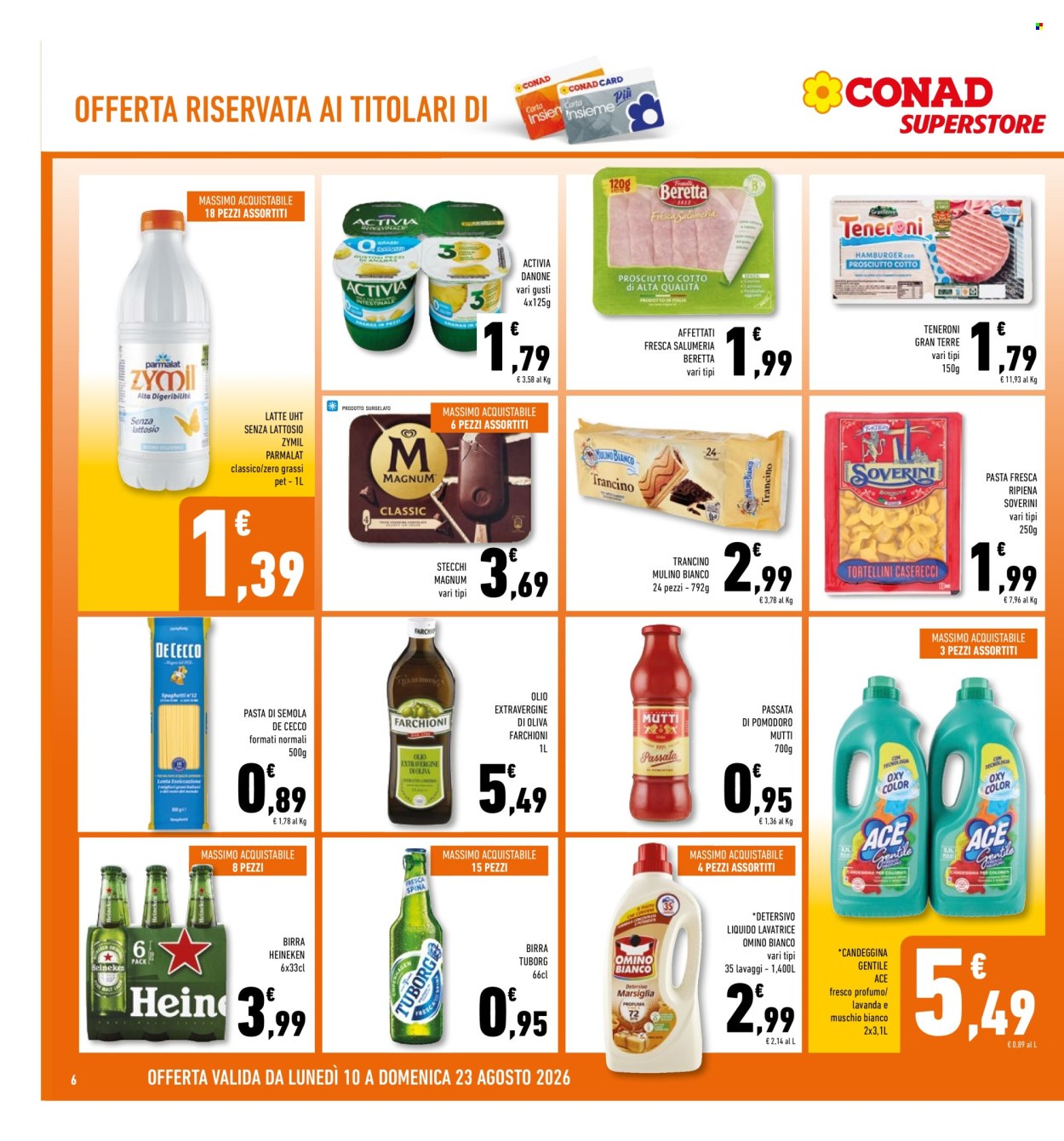 Volantino Conad - 10/8/2026 - 23/8/2026. Pagina 6