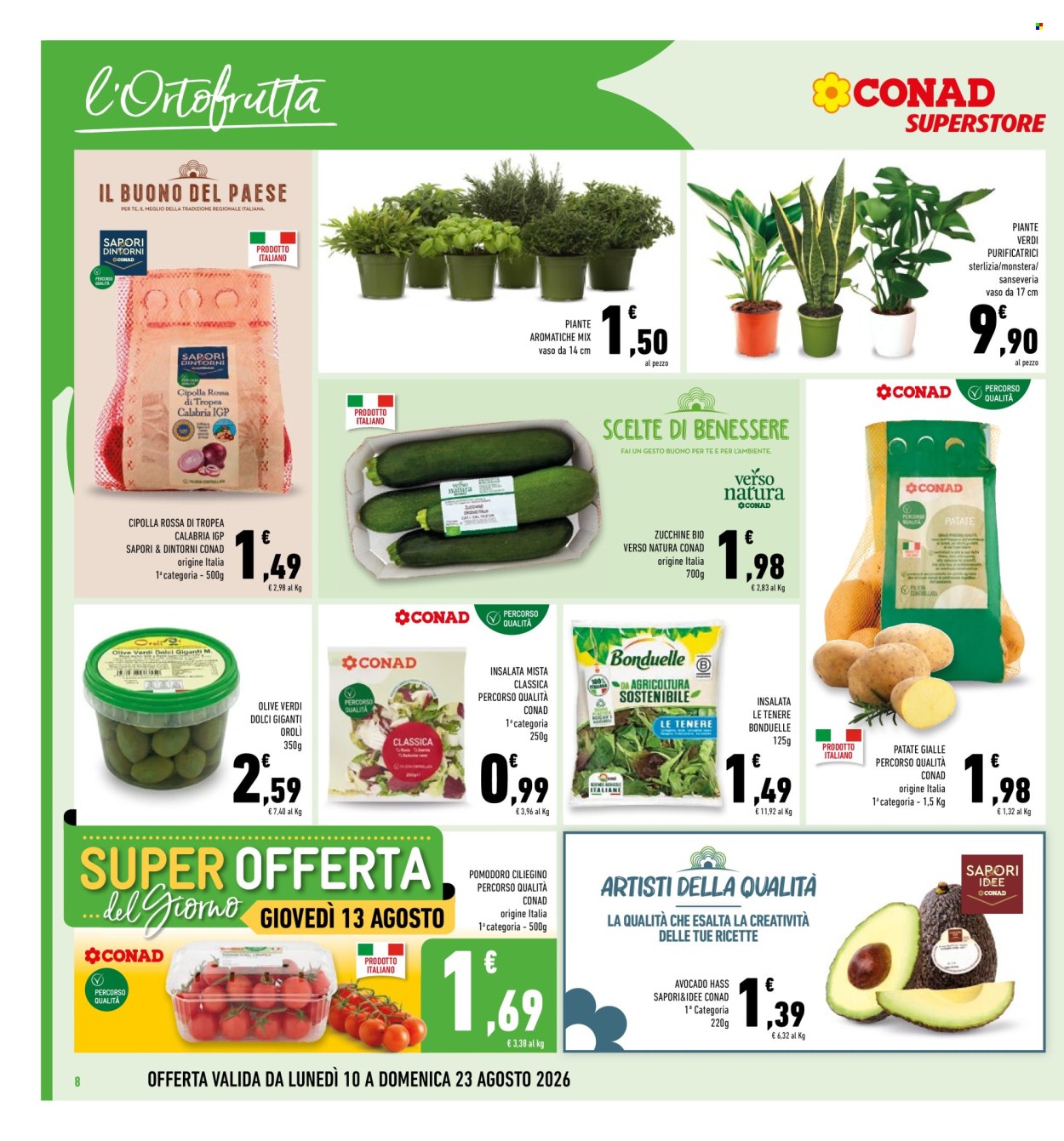 Volantino Conad - 10/8/2026 - 23/8/2026. Pagina 8