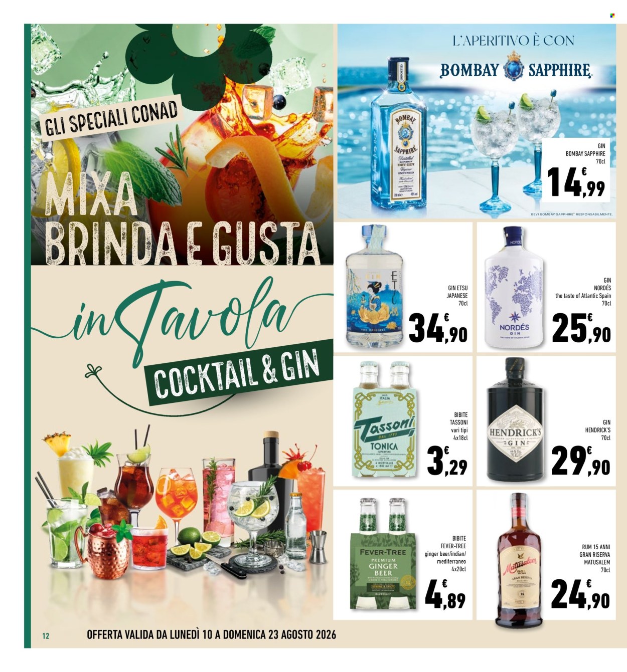 Volantino Conad - 10/8/2026 - 23/8/2026. Pagina 12