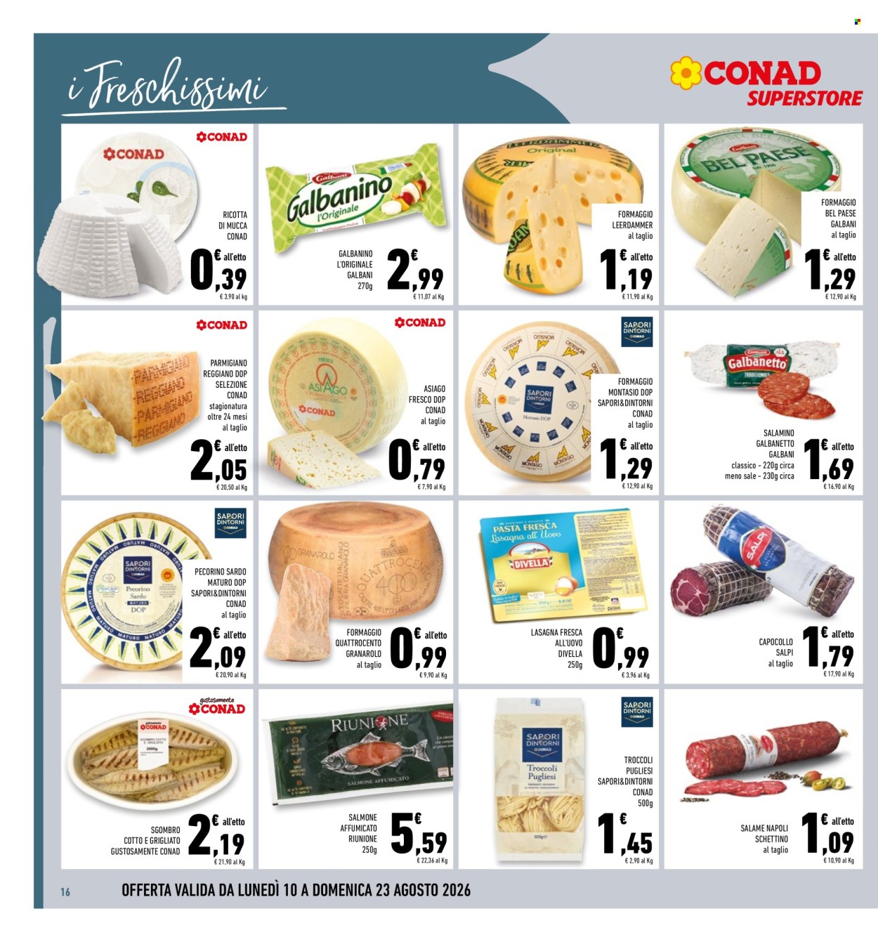 Volantino Conad - 10/8/2026 - 23/8/2026. Pagina 16