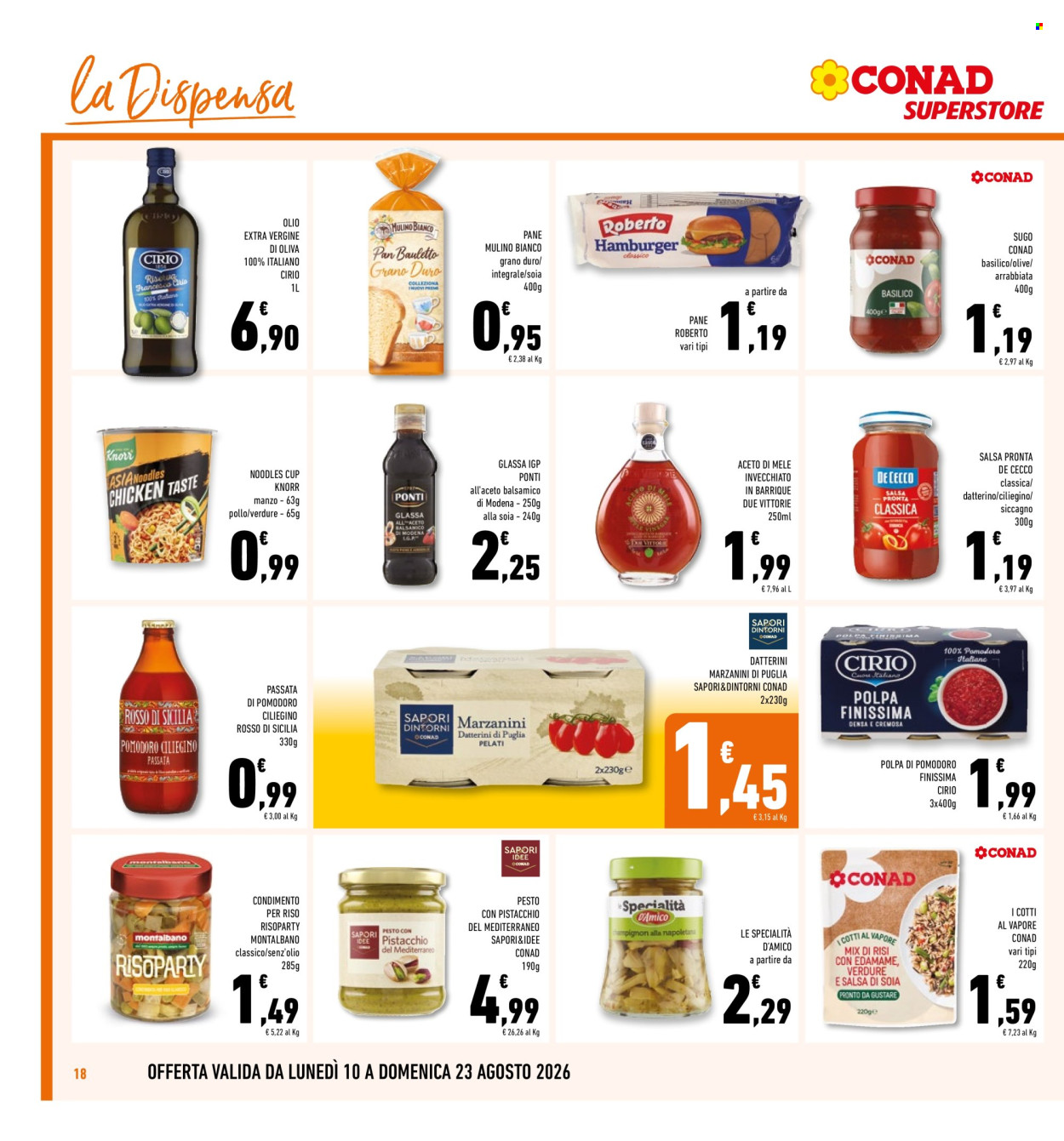 Volantino Conad - 10/8/2026 - 23/8/2026. Pagina 18