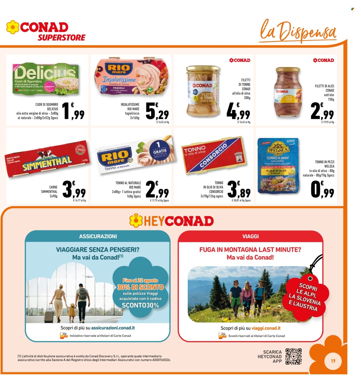 Volantino Conad - 10/8/2026 - 23/8/2026. Pagina 19