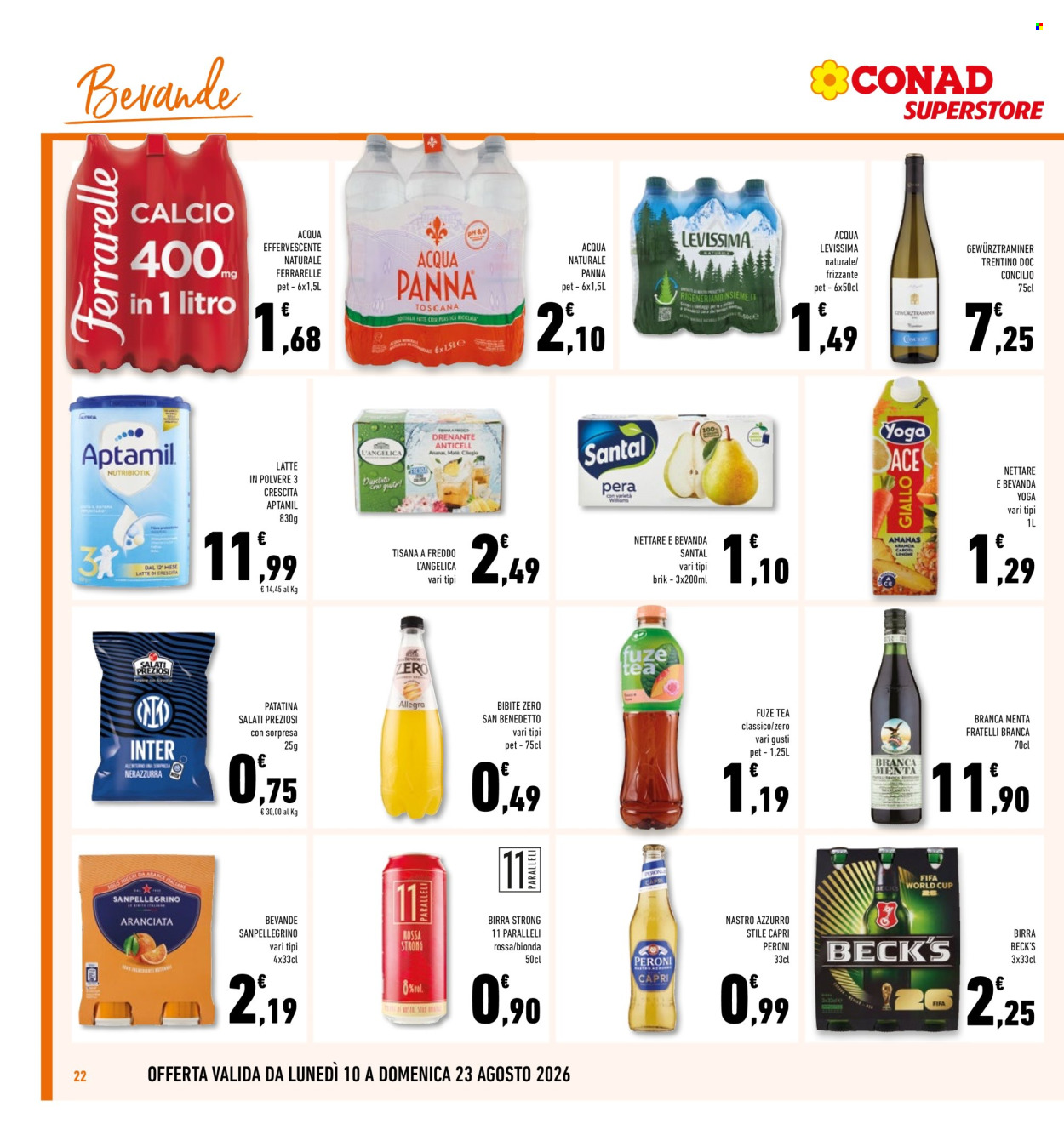 Volantino Conad - 10/8/2026 - 23/8/2026. Pagina 22