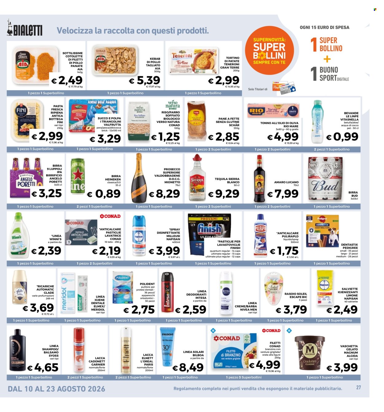 Volantino Conad - 10/8/2026 - 23/8/2026. Pagina 27