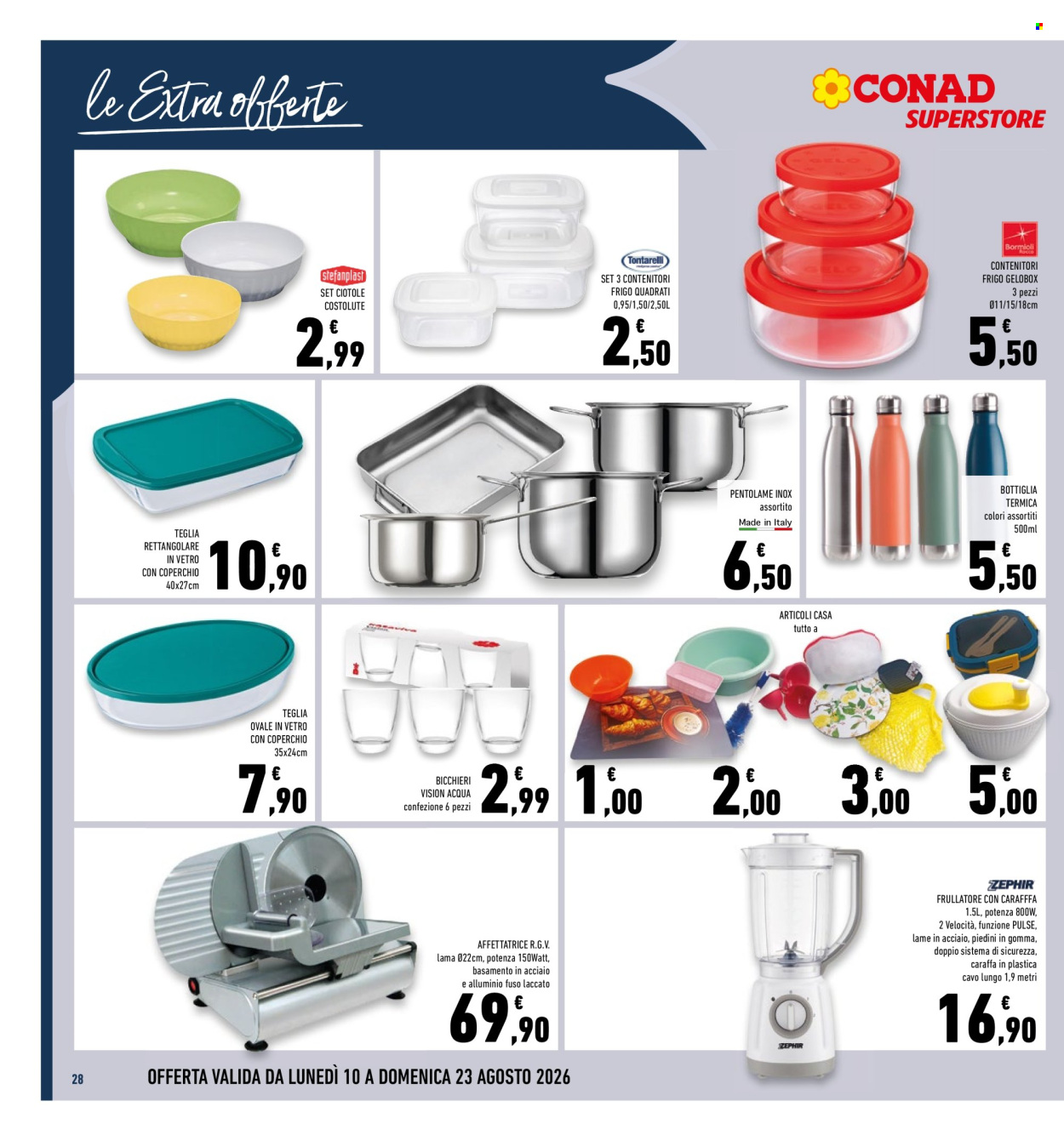 Volantino Conad - 10/8/2026 - 23/8/2026. Pagina 28