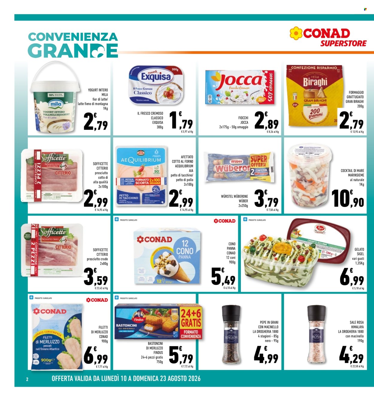 Volantino Conad Superstore - 10/8/2026 - 23/8/2026. Pagina 2