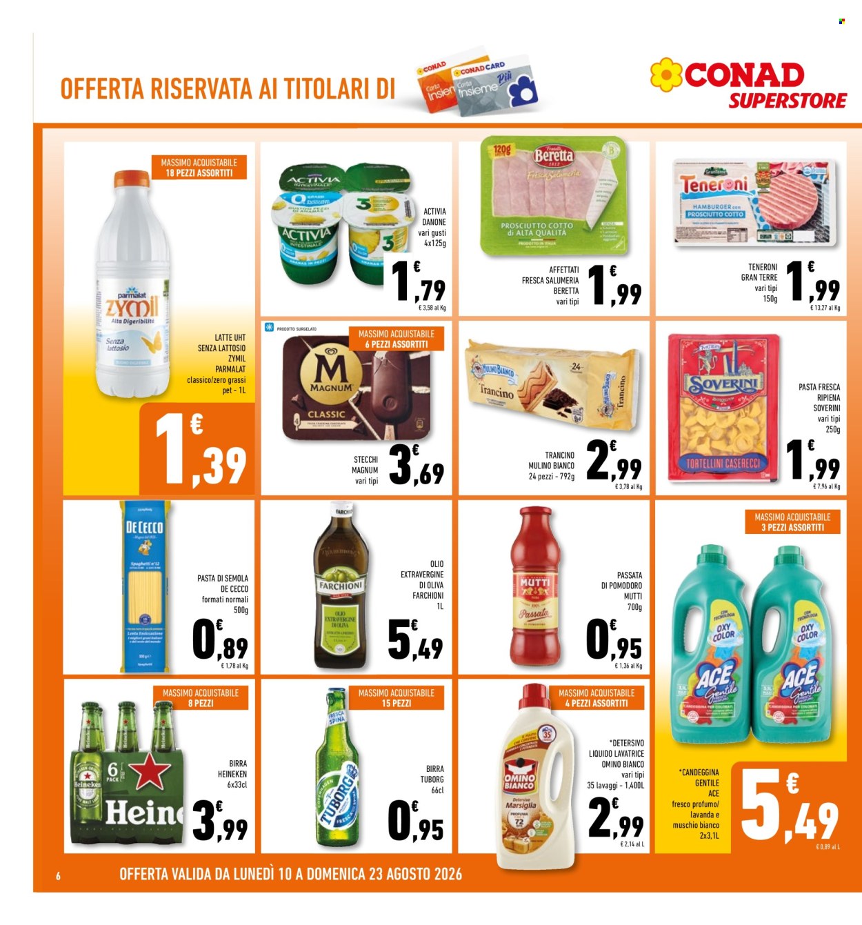 Volantino Conad Superstore - 10/8/2026 - 23/8/2026. Pagina 6