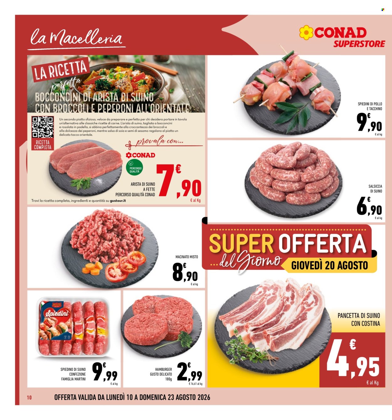 Volantino Conad Superstore - 10/8/2026 - 23/8/2026. Pagina 10
