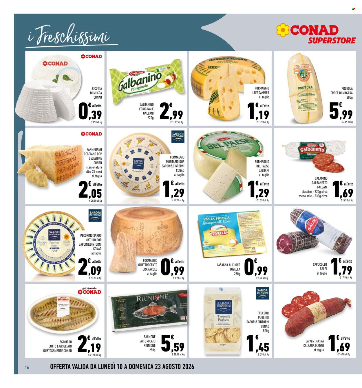 Volantino Conad Superstore - 10/8/2026 - 23/8/2026. Pagina 16