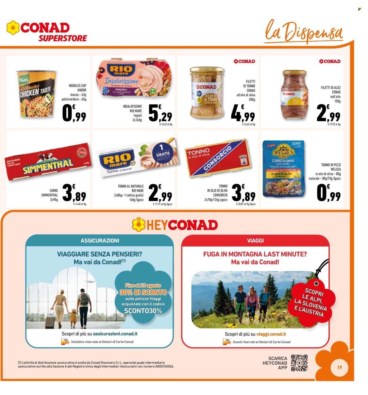 Volantino Conad Superstore - 10/8/2026 - 23/8/2026. Pagina 19