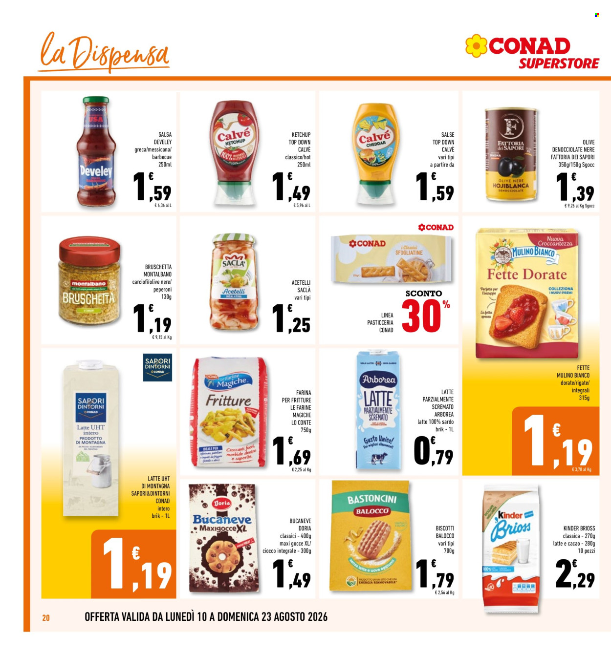 Volantino Conad Superstore - 10/8/2026 - 23/8/2026. Pagina 20
