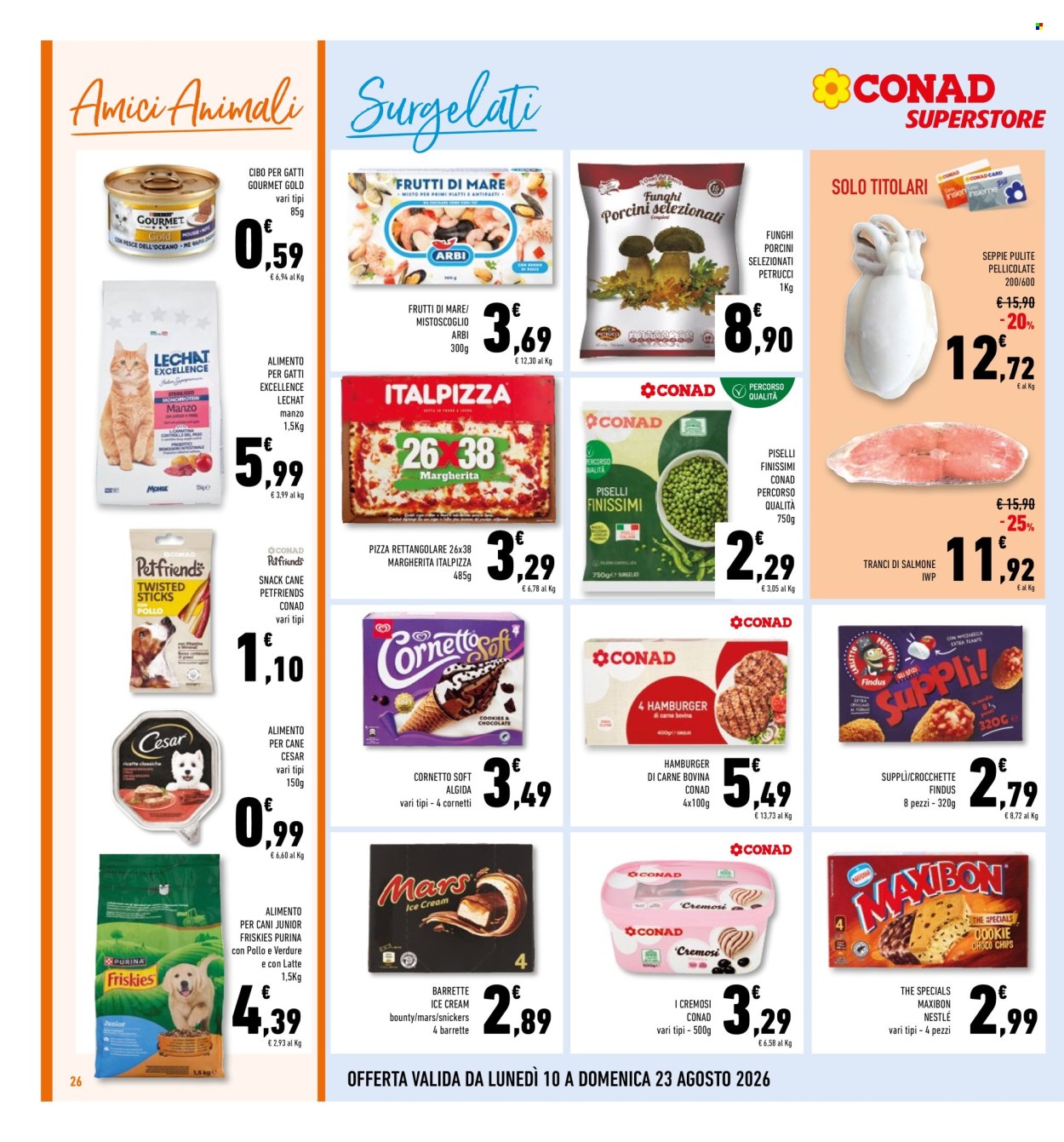 Volantino Conad Superstore - 10/8/2026 - 23/8/2026. Pagina 26